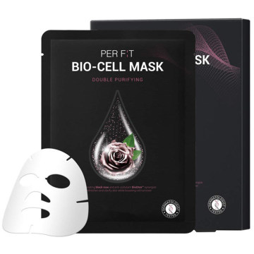 Maßgeschneiderte porenreinigende und straffende Bio-Cell Double Purifying Korean Face Sheet Mask